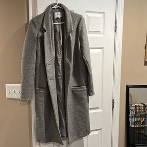 Tall Grey wool coat